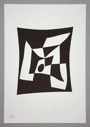 Hans Arp - Knossos - Zeefdruk in beperkte oplage - 1960 kopen? Bied vanaf 150!