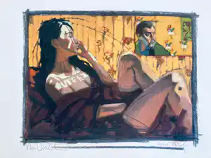 Nico Vrielink - Confrontations with Gauguin III vendu pour 75€ !