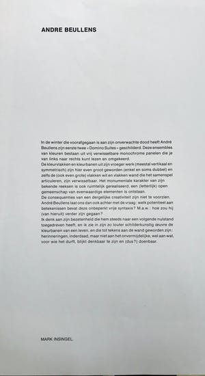 Andre Beullens - Gesigneerde zeefdruk - 155/250 - Zelden aangeboden kopen? Bied vanaf 125!