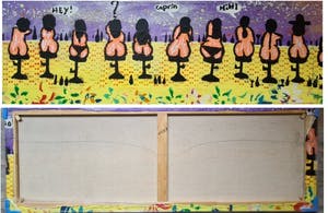 Espen Hagen - Bar Ladies - Origineel - gesigneerd - zeer groot kopen? Bied vanaf 1!