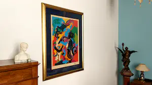 Karel Appel - "Landscape with Eyes" - 1976 - Litho (with Certificate) kopen? Bied vanaf 990!