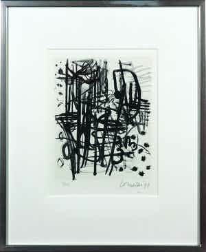 Corneille - Zeefdruk, Uit de uitgave Een schedel vol stem verkocht voor € 100!