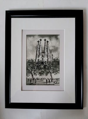 Niet of onleesbaar gesigneerd - Barcelona - M.J.Zafra kopen? Bied vanaf 1!