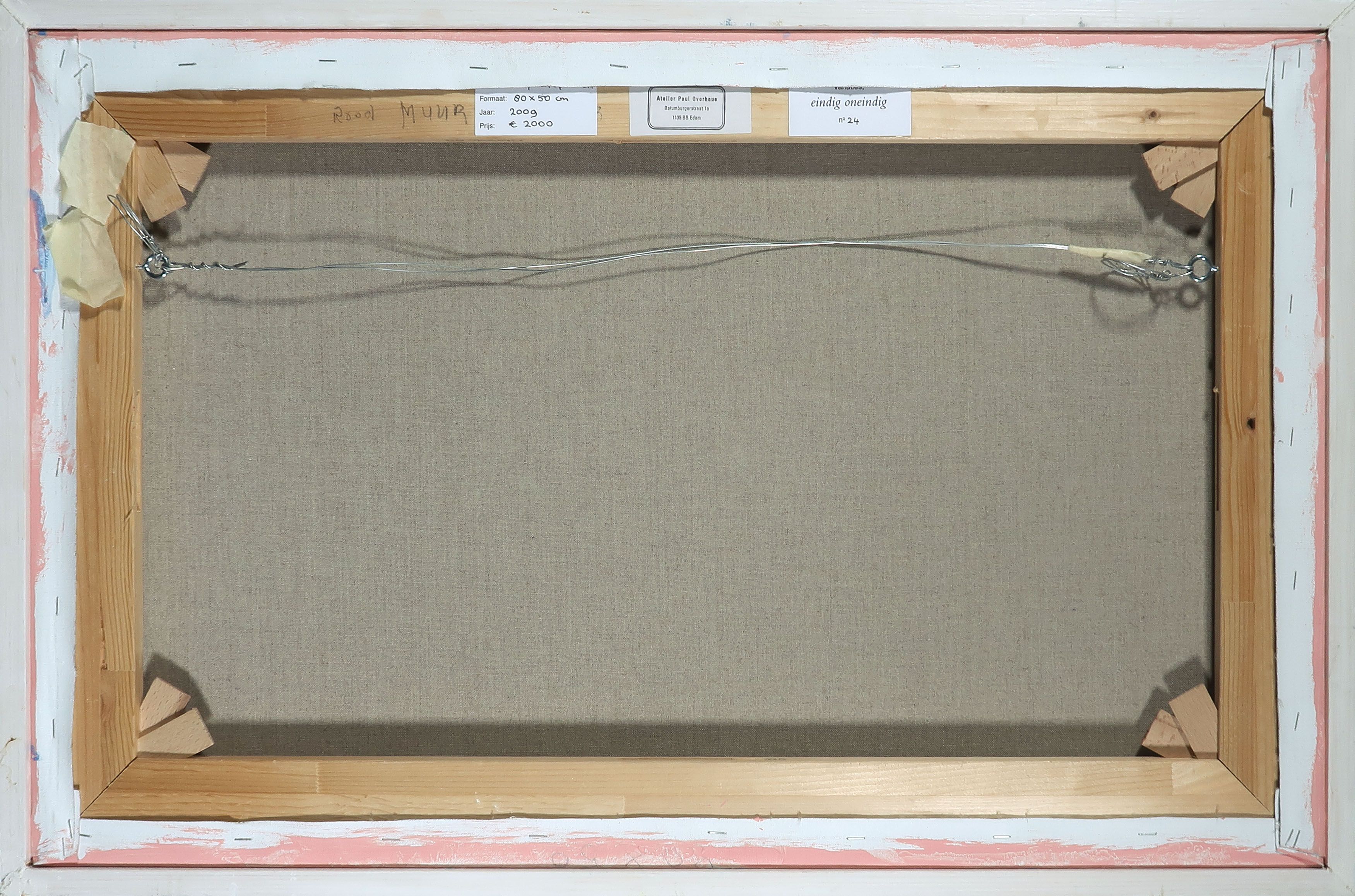 Paul Overhaus - Acryl op doek, Eindig oneindig 24 - Ingelijst kopen? Bied vanaf 90!