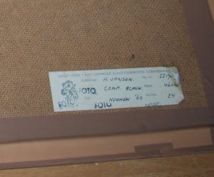 Albert Reinier Jansen - Compositie Blauw - olieverf 1962 kopen? Bied vanaf 100!