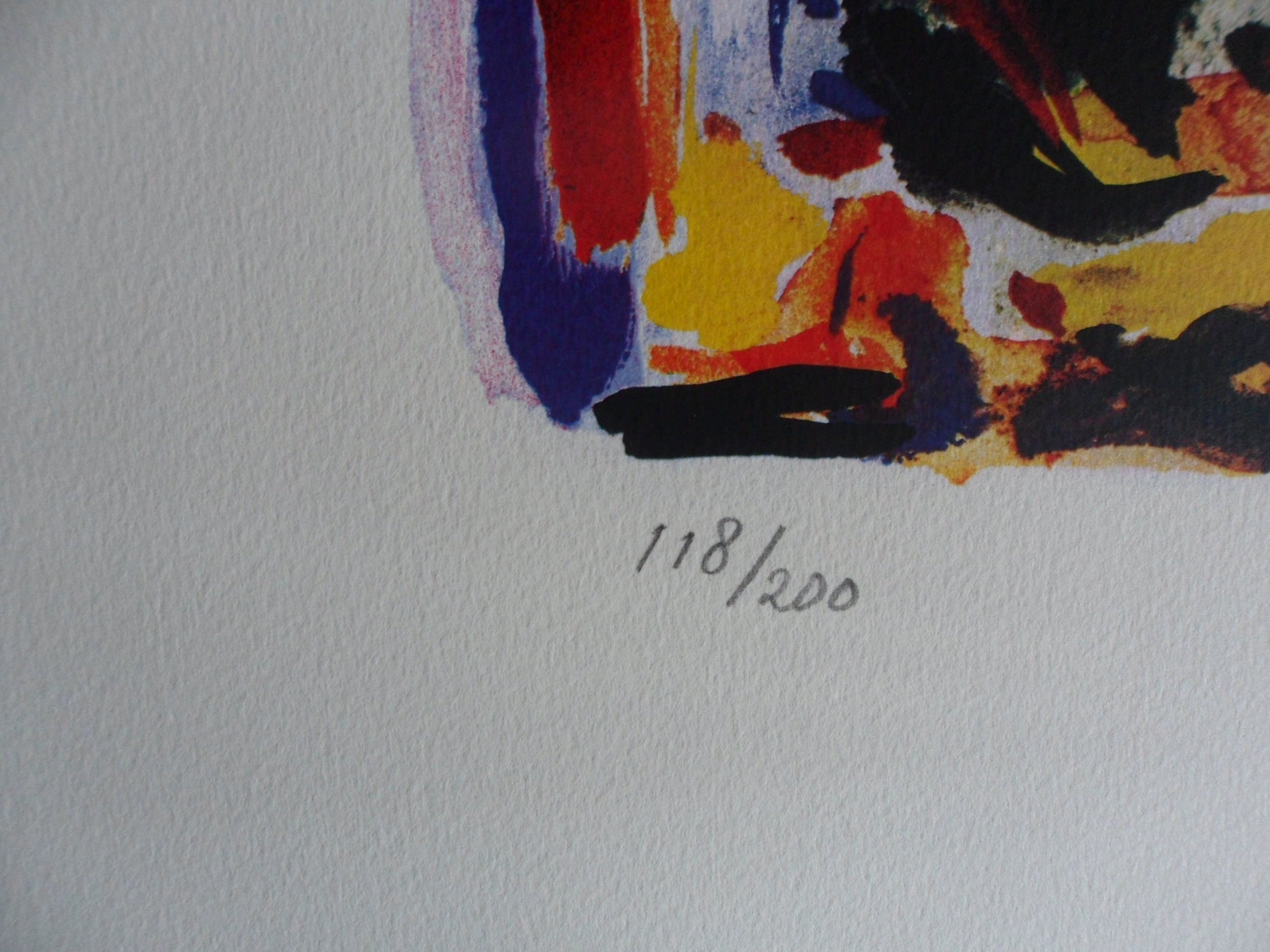 Theo Wolvecamp - Cobra groep: Zeefdruk "Compositie II kopen? Bied vanaf 150!