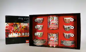 James Rosenquist - voor Illy - Italian Riviera Cups - Porselein verkauft für € 75!