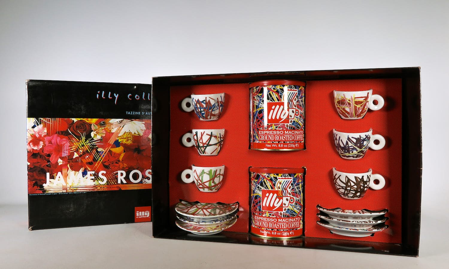 James Rosenquist - voor Illy - Italian Riviera Cups - Porselein kopen? Bied vanaf 1!