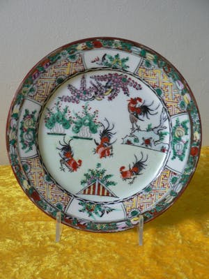 Curiosa - Bord Hanen - Porselein - China kopen? Bied vanaf 1!