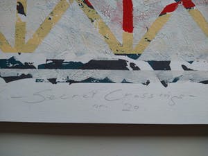 Jack Vissers - Secret Crossings (nr.20) - acryl op karton kopen? Bied vanaf 50!