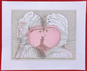 Co Westerik - Paar, zeefdruk kopen? Bied vanaf 275!