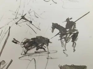 Pablo Picasso - “Toros y Toreros, Bullfighters". kopen? Bied vanaf 40!