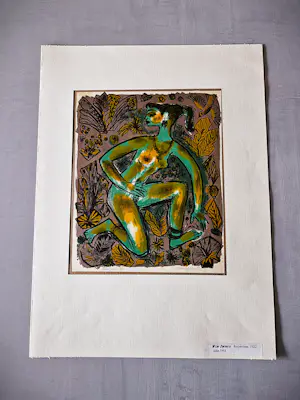Wim Zwiers - Kleuren- lithografie "vrouwelijk naakt"- zeer kleine oplage (2/6) - 1953 kaufen? Bieten Sie von 57!
