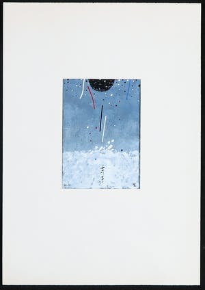 Leon Savelsberg - Gouache op papier, Zonder titel kopen? Bied vanaf 1!