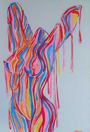 Elena Polyakova - Abstract body art kopen? Bied vanaf 185!