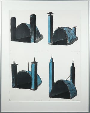 Ko Aarts - Litho, Shelter - Ingelijst kopen? Bied vanaf 35!