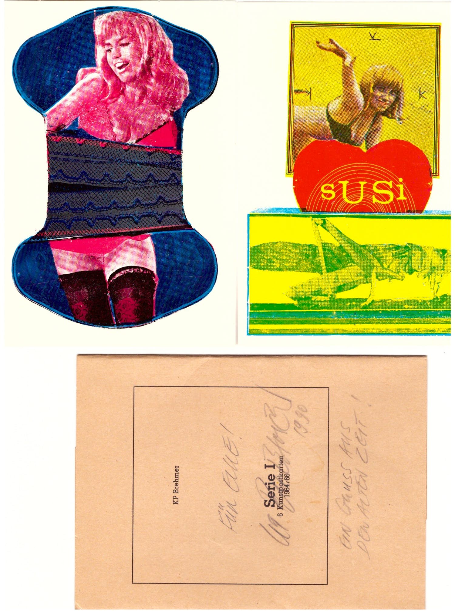 K P Brehmer - Vintage Kunstpostkarten signiert verkocht voor € 50!