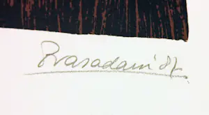 Buy Prasadam - Zeefdruk, Lot van 10 abstracte composities? Bid from 80!