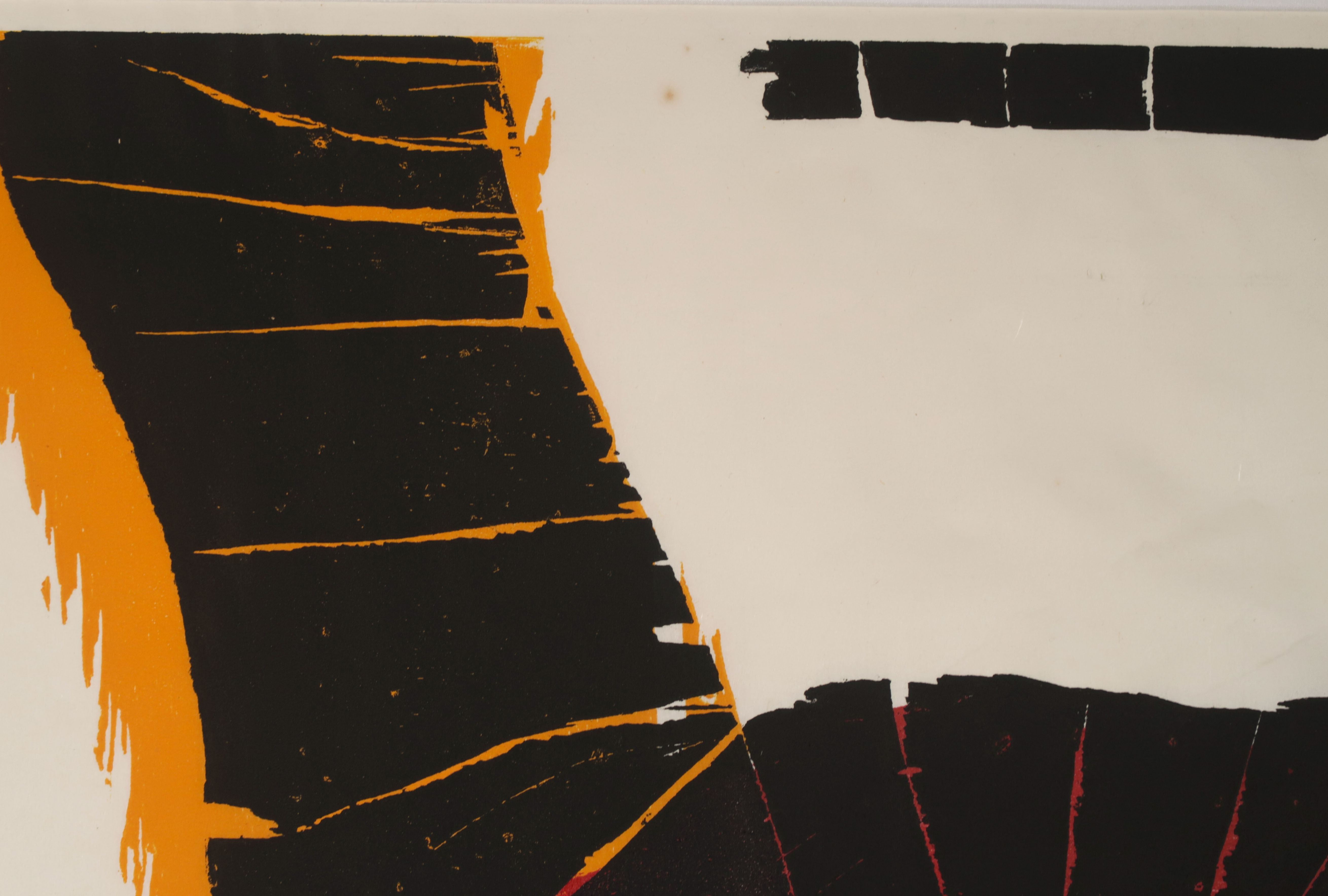 Guillaume Le Roy - Houtsnede, Zonder titel (Zeer groot) kopen? Bied vanaf 40!