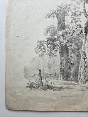 Barend Cornelis Koekkoek - Bomen. Litho. kaufen? Bieten Sie von 20!