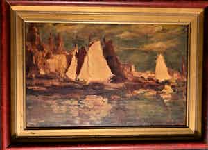 Maria Henry Mackenzie - Nicolaaskerk en het IJ te Amsterdam verkocht voor € 600!