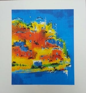 Henk Kuijpers - Kleurenzeefdruk KALAMI Handgesigneerd. kopen? Bied vanaf 10!