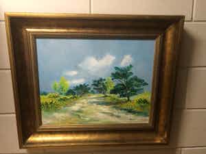 Henk Poeder - Landschap op de Veluwe nabij Ede verkocht voor € 50!