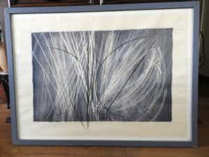 Hans Hartung - Zonder titel (Blue and Black) verkocht voor € 310!