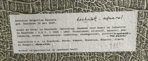 Anton Reuvers - Bloemenboeket kopen? Bied vanaf 200!
