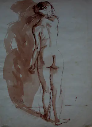 Harry Maas - Tekening: naakte dame kaufen? Bieten Sie von 125!