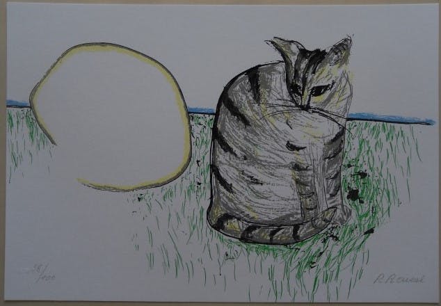 Roger Raveel - Felix vulgaris verkocht voor € 325!