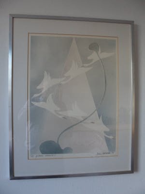 Juul Kortekaas - Zeefdruk. Titel,"Gedreven oerkracht". kopen? Bied vanaf 30!