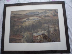 Willem Klijn - Aquarel. "Duinlandschap" . kopen? Bied vanaf 45!