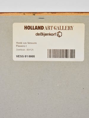 Henk van Vessem - Flowers I - Ingelijst - Groot kopen? Bied vanaf 50!