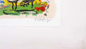 Kees Salentijn - Zeefdruk, Koe kopen? Bied vanaf 35!