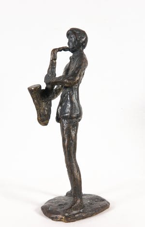 Margot Hudig-Heldring - Brons, Saxofonist kopen? Bied vanaf 1!