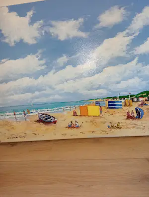 Wilhelmus Van Der Salm - Spelende kinderen op het strand kopen? Bied vanaf 50!