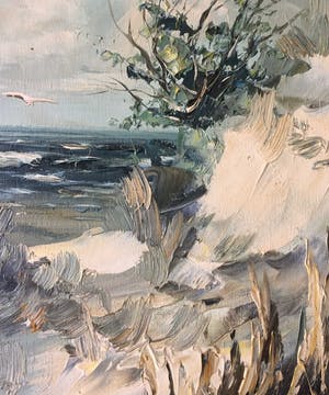 Willem Reinders - Duinlandschap met zeezicht kopen? Bied vanaf 164!