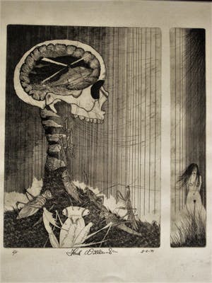 Henk Willemse - ETS geïnspireerd op het Chinees gedicht "Zwerm Sprinkhanen" van Hsu Chao kopen? Bied vanaf 1!