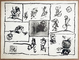 Pierre Alechinsky - A main levée, litho (groot) kopen? Bied vanaf 675!