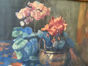 AcheterGeorge Pletser - Stilleven met bloemen? Enchérissez de 75!