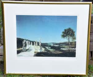 Carel Willink - Landschap met zeven beelden verkocht voor € 10!
