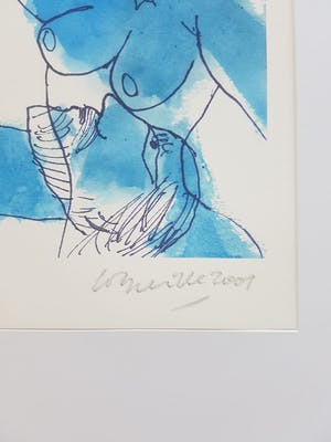 Corneille - Corneille 1922-2010 litho naakt in lijst handgesigneerd,genummerd en gedateerd kopen? Bied vanaf 140!