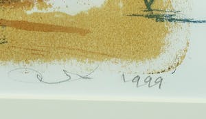 Rien Bakker - Ets en aquatint, Z.T. Paarden en ballerina - Ingelijst kopen? Bied vanaf 20!