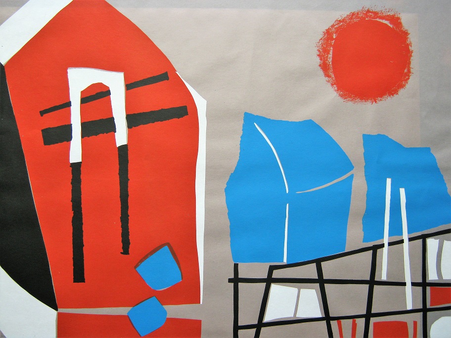 Jo van Dijk - impressie van een moderne wijk verkocht voor € 55!