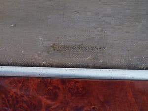 Elly du Clou-Bruggeman - Olieverf op doek , Vrouw met hoed, Zelfportret? – Groot kopen? Bied vanaf 100!