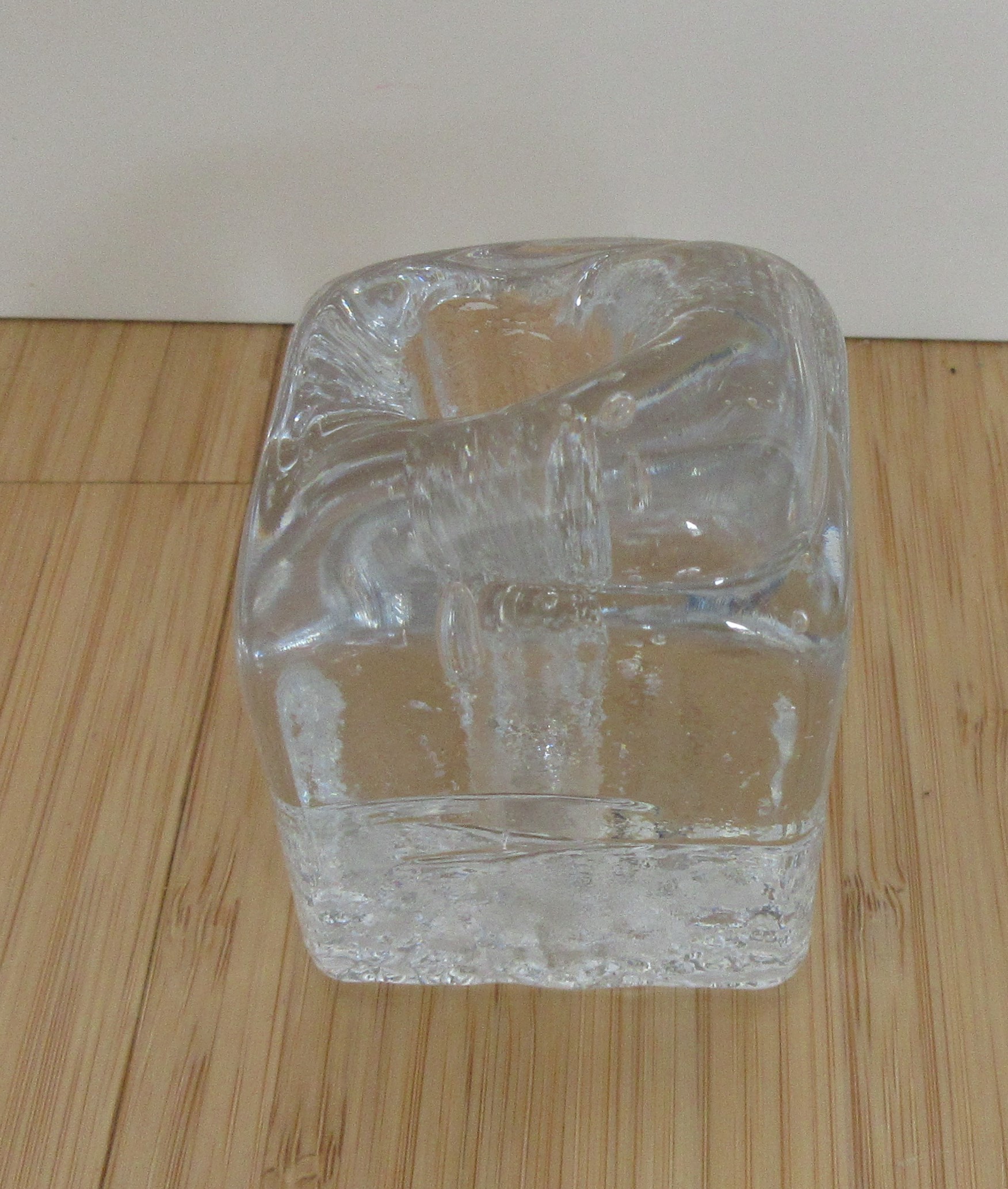 Ritzenhoff AG - Twee vintage blokglazen kandelaren kopen? Bied vanaf 10!