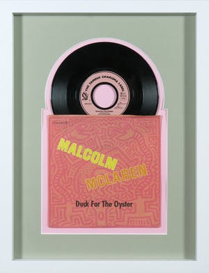 Keith Haring - Malcolm McLaren - Duck for the Oyster - Ingelijst kopen? Bied vanaf 1!