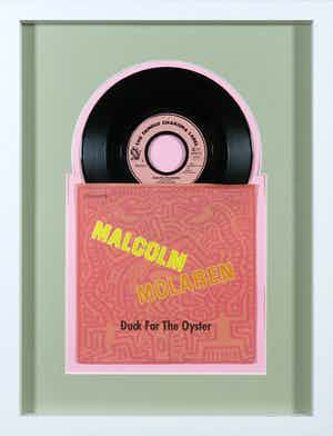 Keith Haring - Malcolm McLaren - Duck for the Oyster - Ingelijst verkocht voor € 1!