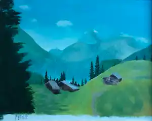 Prins Bernhard van Lippe-Biesterfeld - Landschap vendu pour 2500€ !